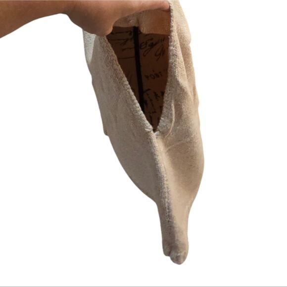 LOFT Cozy Beige Orange Varigated Turtleneck Sweater Cape Size Medium - Picture 5 of 9